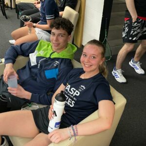 Nanja in Tim med najboljšimi evropskimi mladinskimi igralci squasha :: EMP 2023